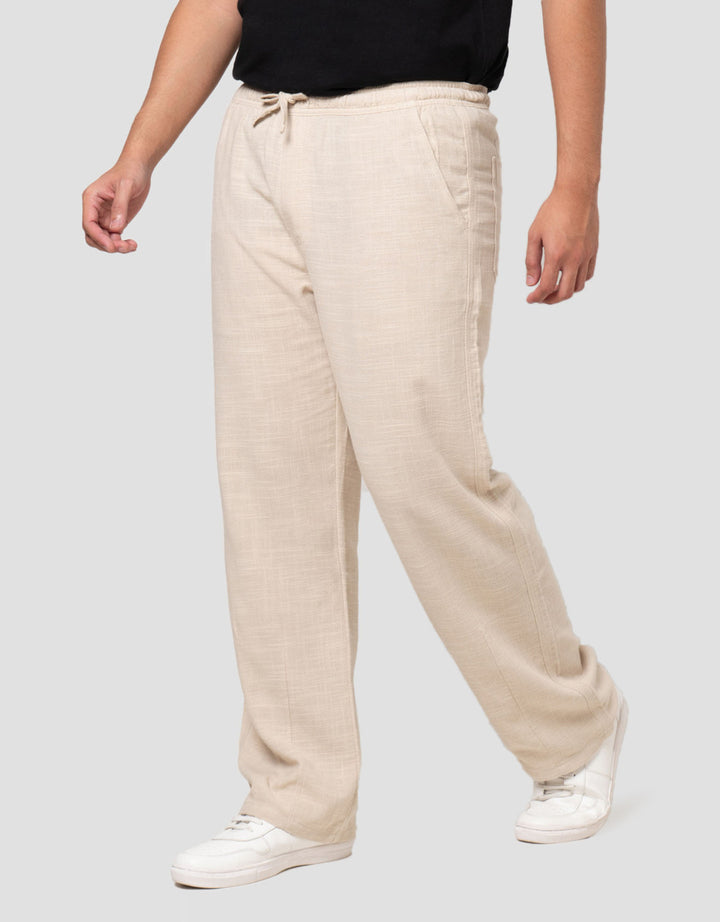 Nevada Woven Texture Loose Fit Celana Chinos Pria