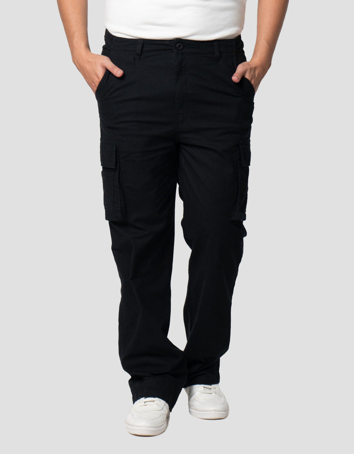 Nevada Loose Ripstop Multiple Pocket Celana Cargo Pria