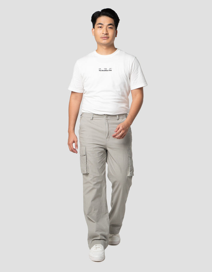 Nevada Loose Ripstop Multiple Pocket Celana Cargo Pria