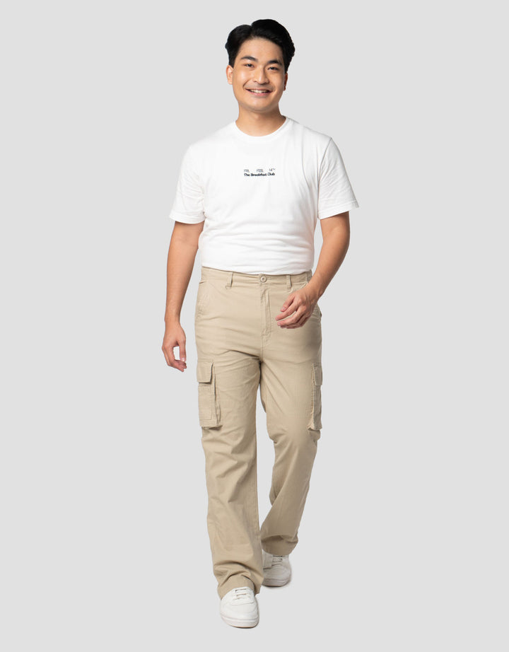 Nevada Loose Ripstop Multiple Pocket Celana Cargo Pria