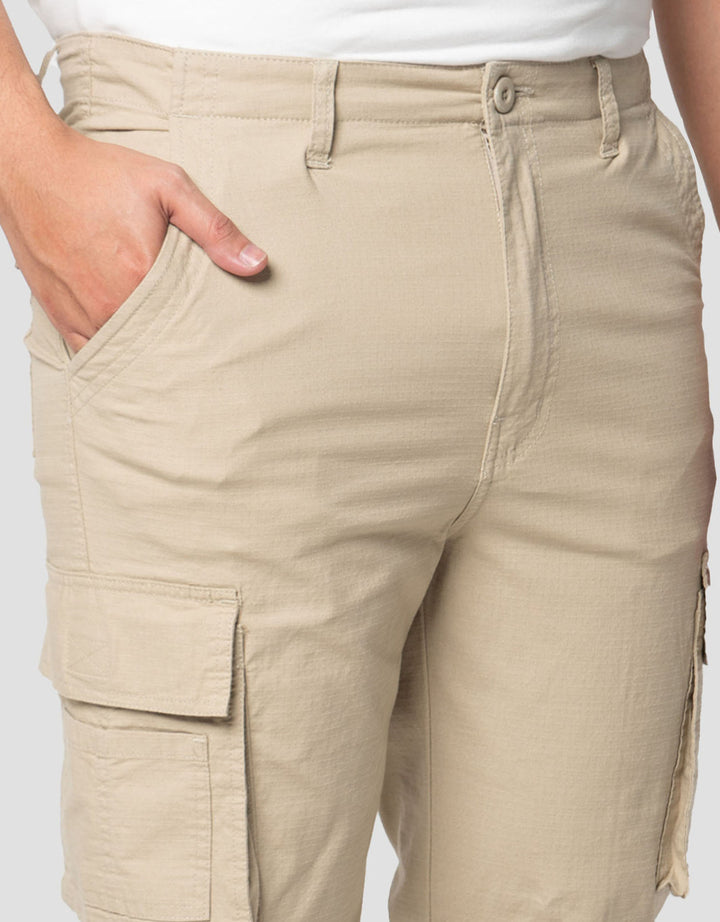 Nevada Loose Ripstop Multiple Pocket Celana Cargo Pria