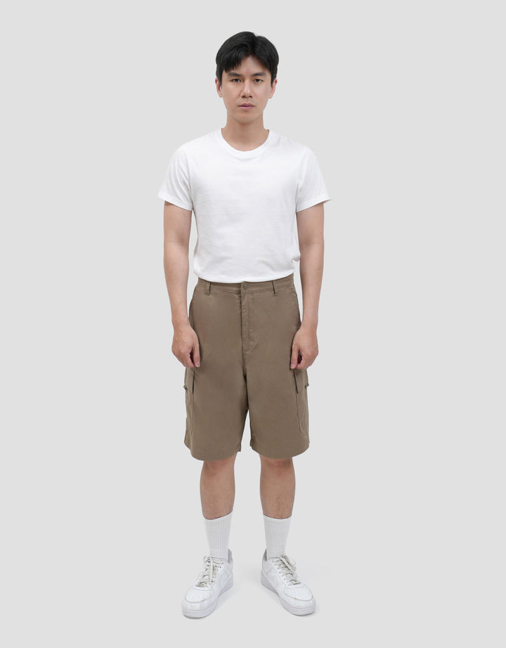 Nevada Woven Bermuda Slim Hd Twill Celana Pendek Cargo Pria