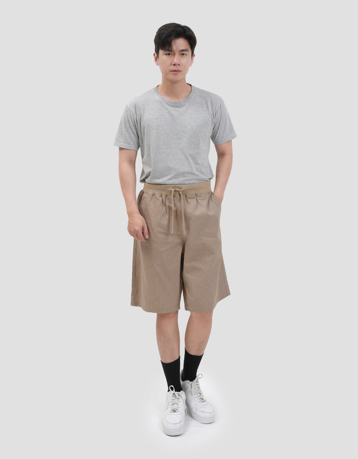 Nevada Rib Bottom Print Texture Celana Pendek Pria