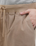 Nevada Rib Bottom Print Texture Celana Pendek Pria