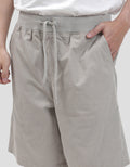 Nevada Rib Bottom Print Texture Celana Pendek Pria