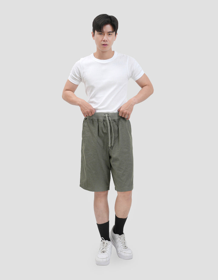 Nevada Rib Bottom Print Texture Celana Pendek Pria