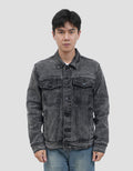 Nevada Big Trucker Regular Jaket Denim Pria