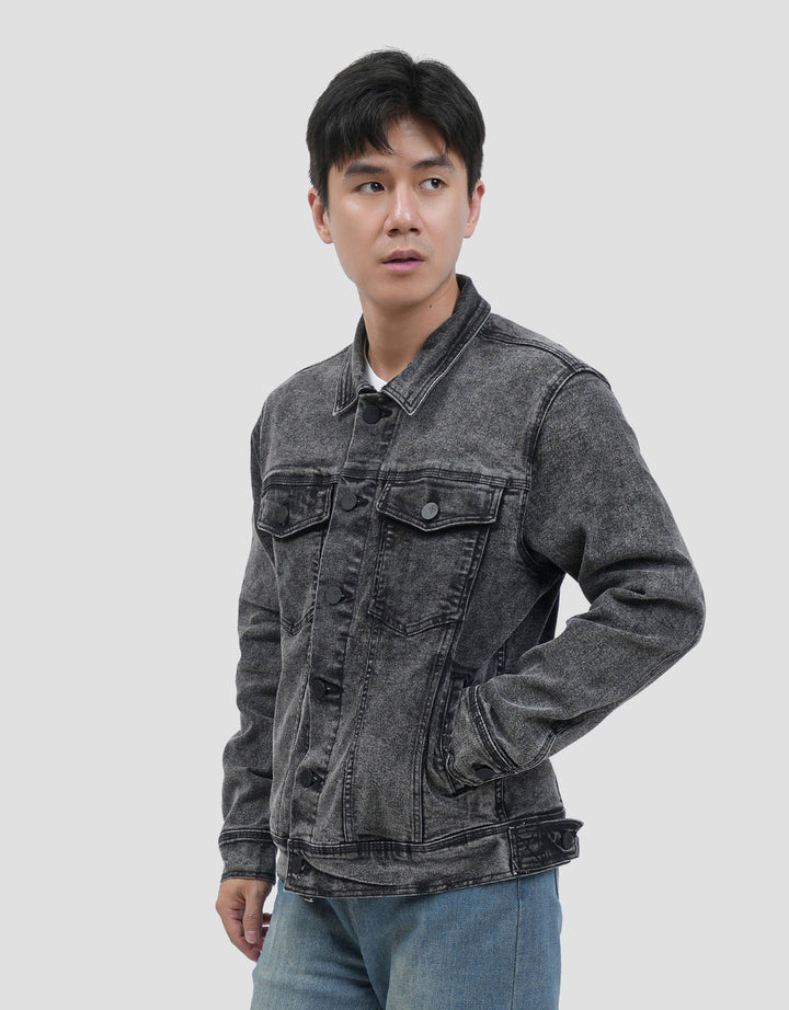 Nevada Big Trucker Regular Jaket Denim Pria