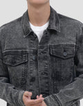 Nevada Big Trucker Regular Jaket Denim Pria