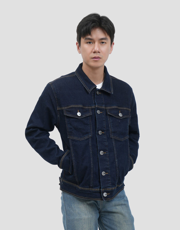 Nevada Big Trucker Regular Jaket Denim Pria