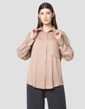 Annisa Solid With Adjustable Button Kemeja Wanita