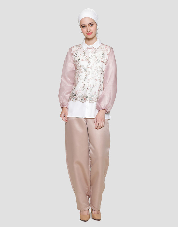 Annisa Double Layer Organza Kemeja Wanita