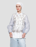 Annisa Double Layer Organza Kemeja Wanita
