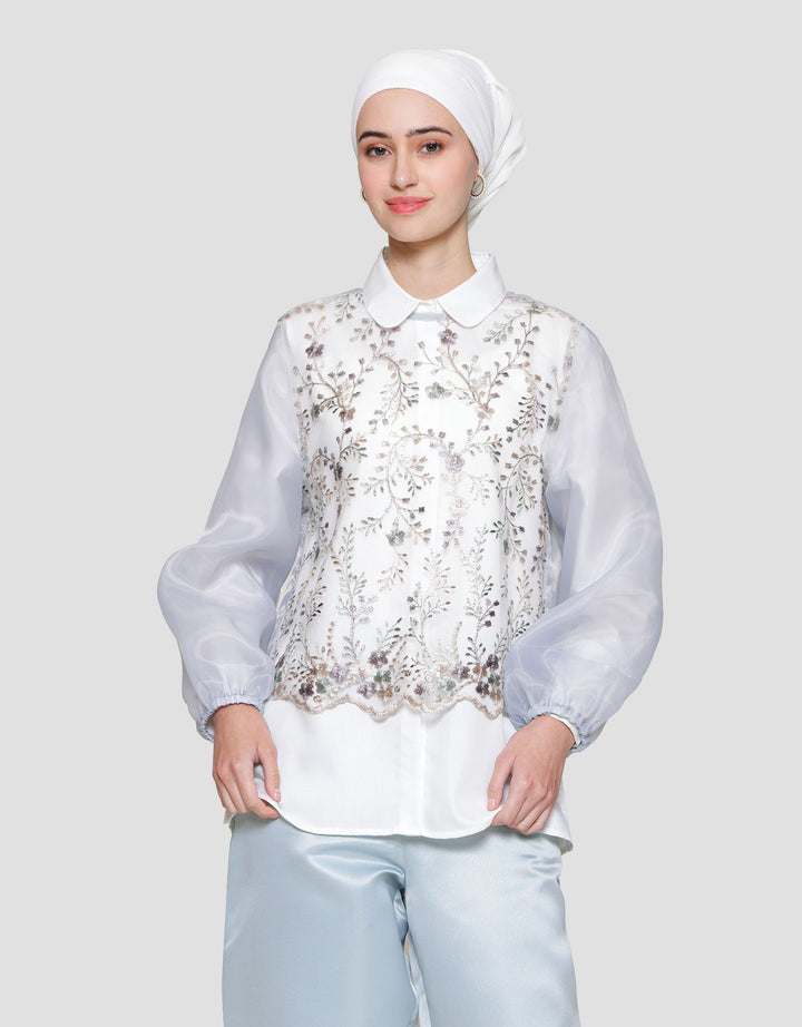 Annisa Double Layer Organza Kemeja Wanita