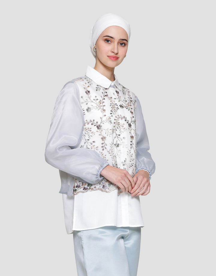 Annisa Double Layer Organza Kemeja Wanita