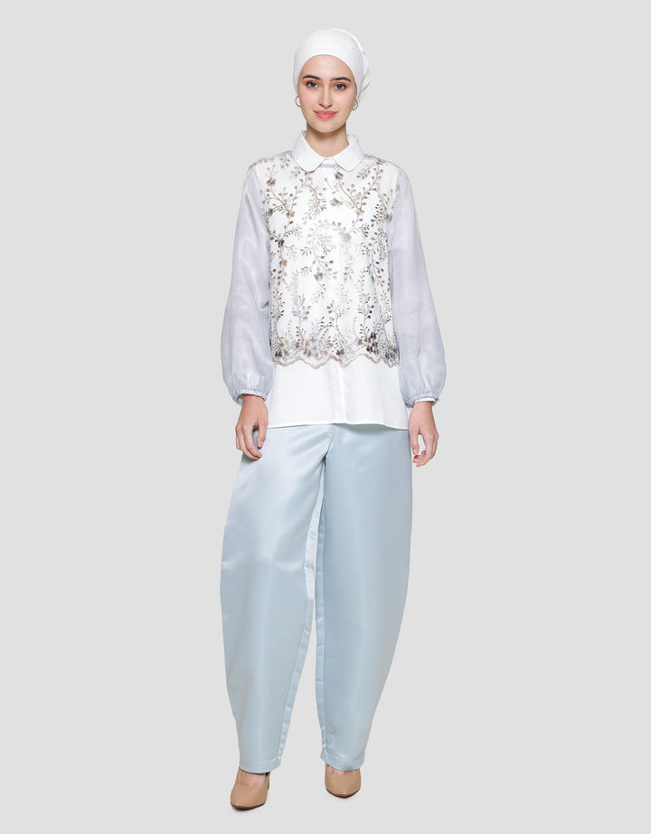Annisa Double Layer Organza Kemeja Wanita