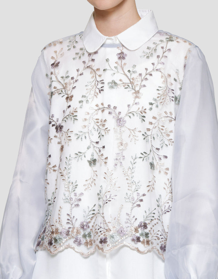 Annisa Double Layer Organza Kemeja Wanita