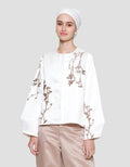 Annisa Embroidery Lebaw Blouse Wanita