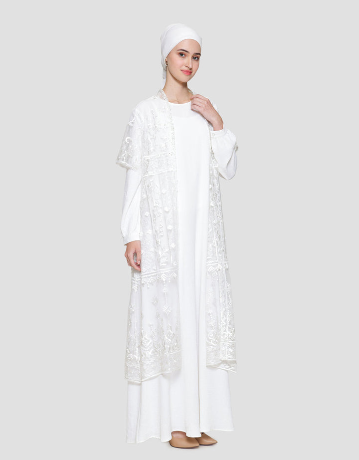 Annisa Double Layer Tulle Outer Maxi Dress Wanita