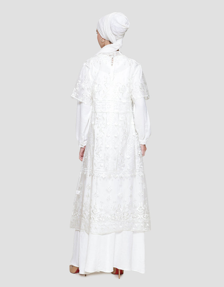 Annisa Double Layer Tulle Outer Maxi Dress Wanita