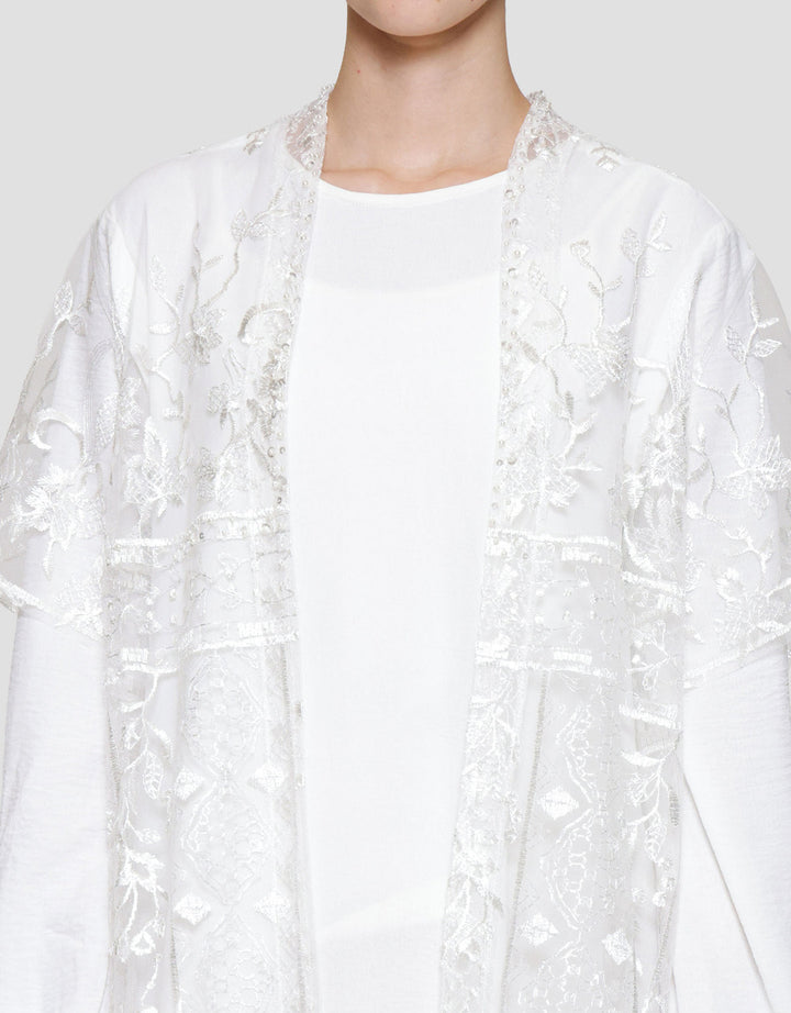 Annisa Double Layer Tulle Outer Maxi Dress Wanita