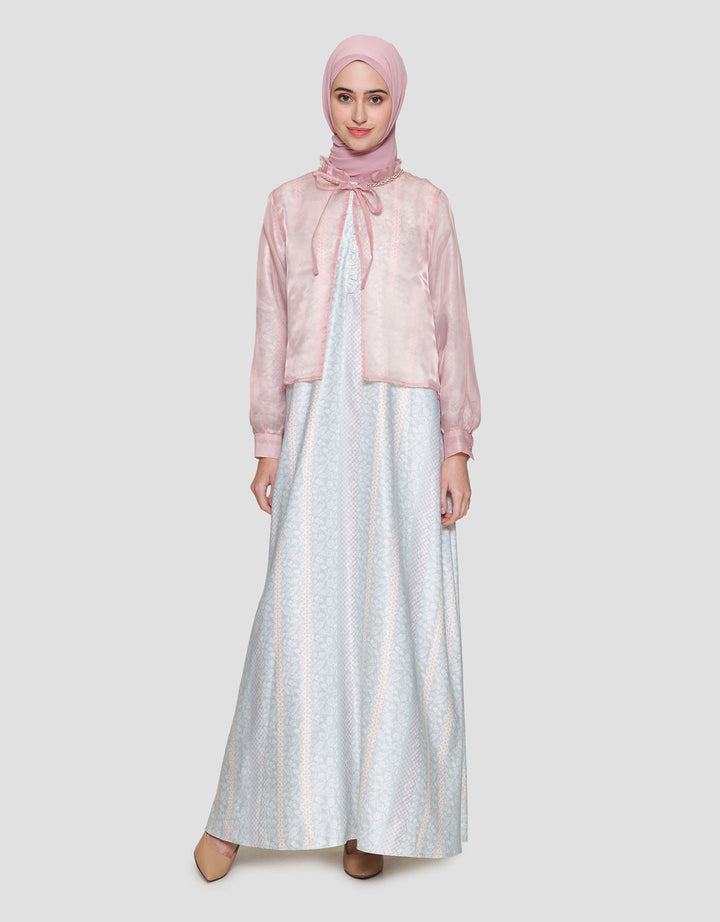 Annisa Double Layer Organza Outer Maxi Dress Wanita