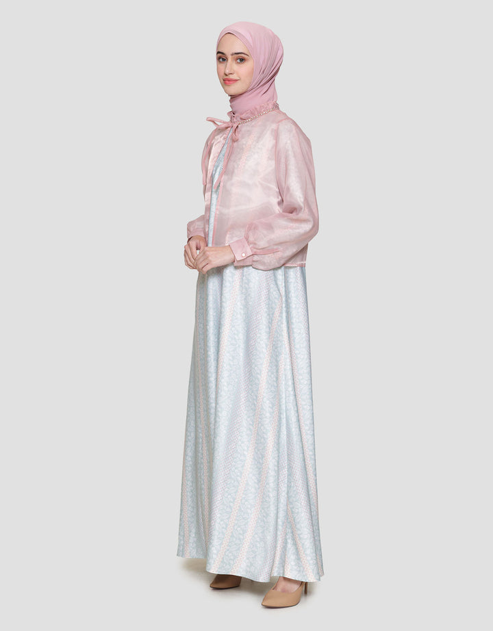 Annisa Double Layer Organza Outer Maxi Dress Wanita