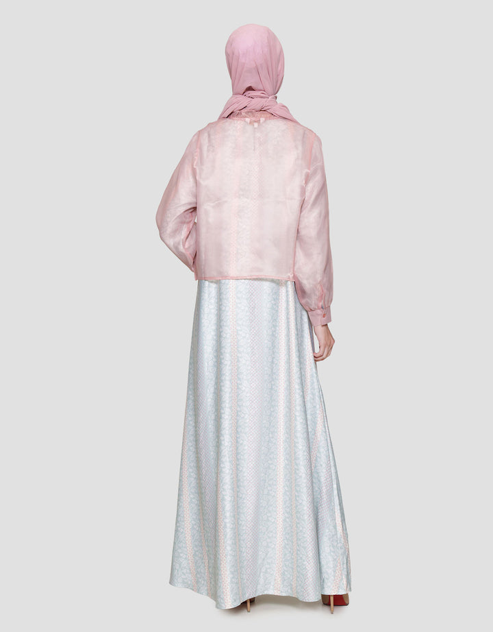 Annisa Double Layer Organza Outer Maxi Dress Wanita