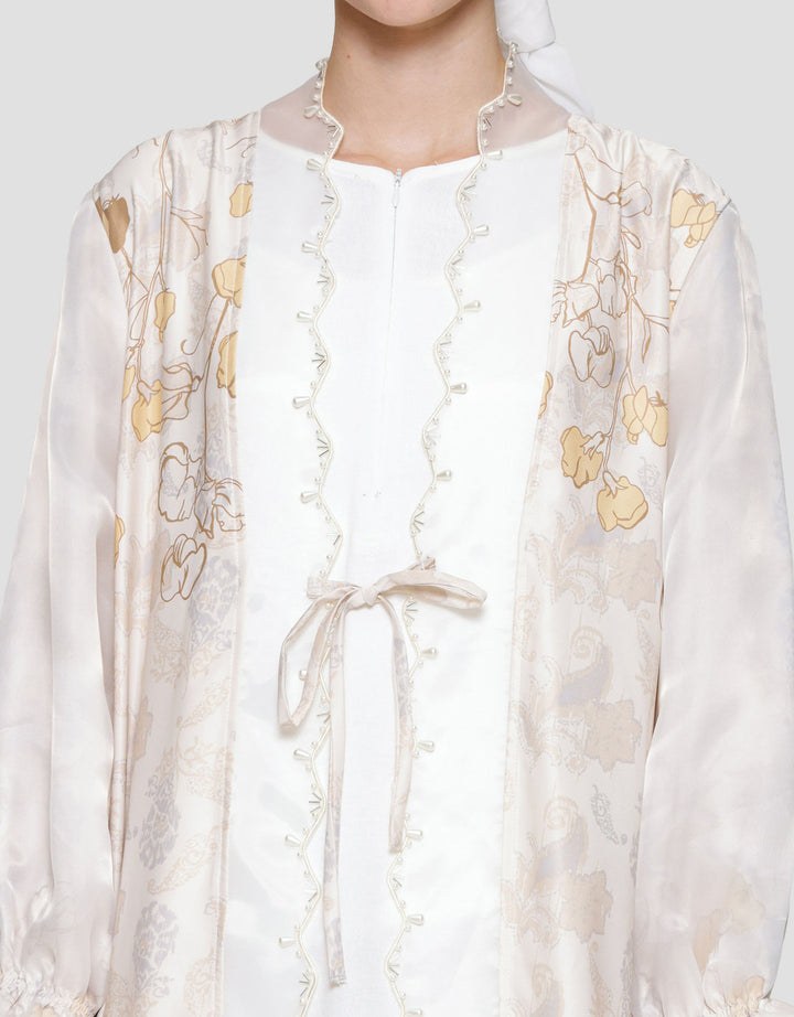 Annisa Double Layer Organza Outer Maxi Dress Wanita