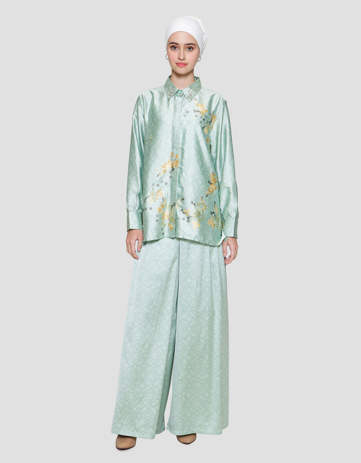 Annisa Printed Woven Setelan Baju Muslim Wanita
