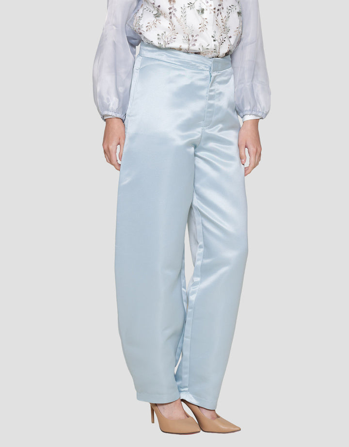 Annisa Barrel Satin Celana Panjang Wanita