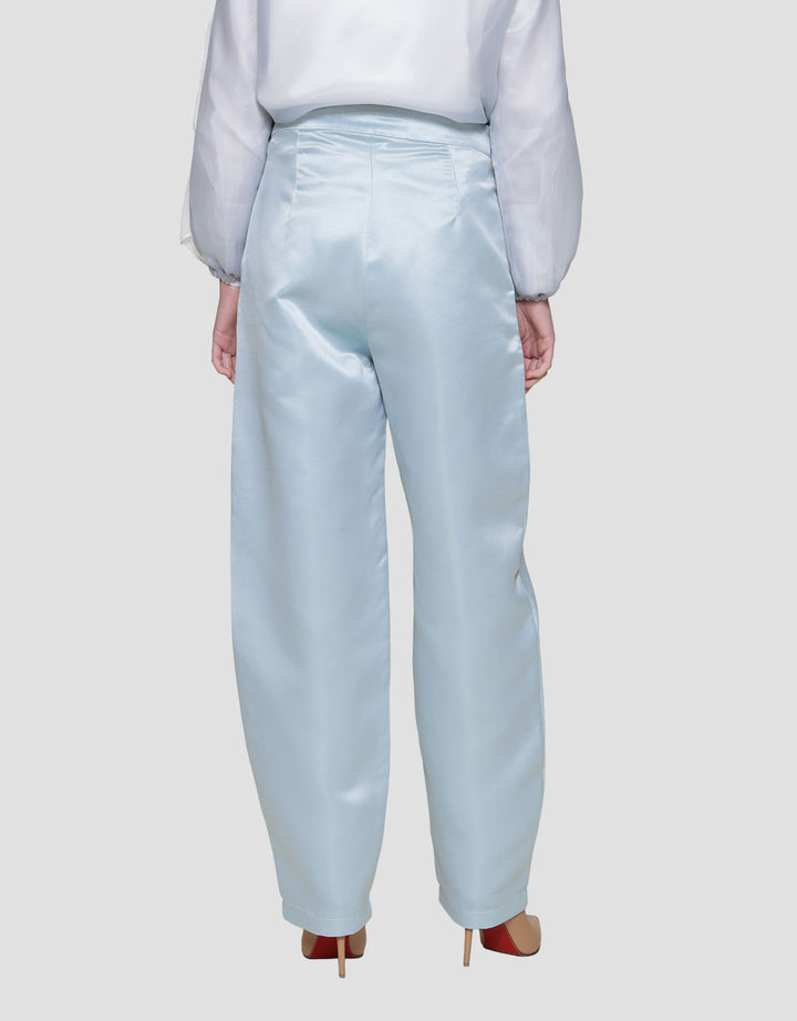 Annisa Barrel Satin Celana Panjang Wanita