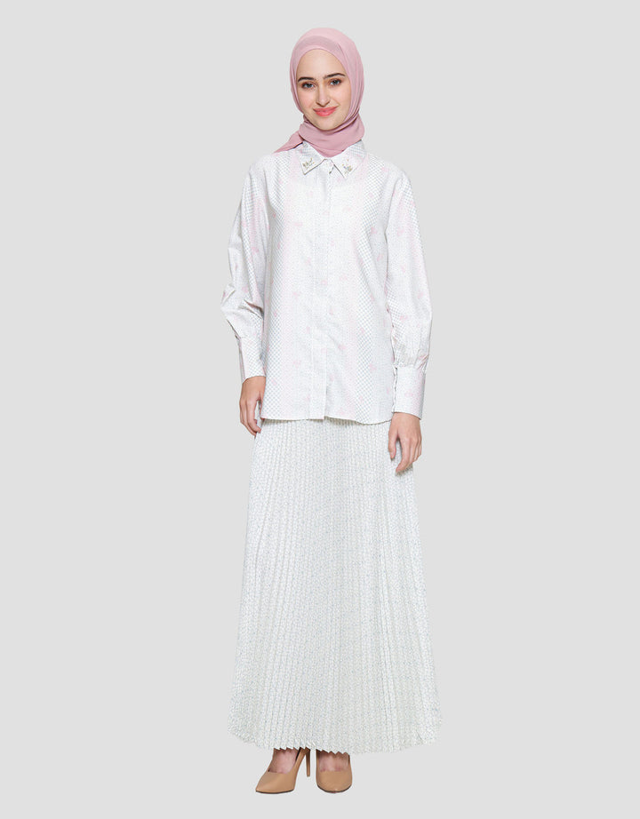 Annisa Pleated Rok Maxi Wanita