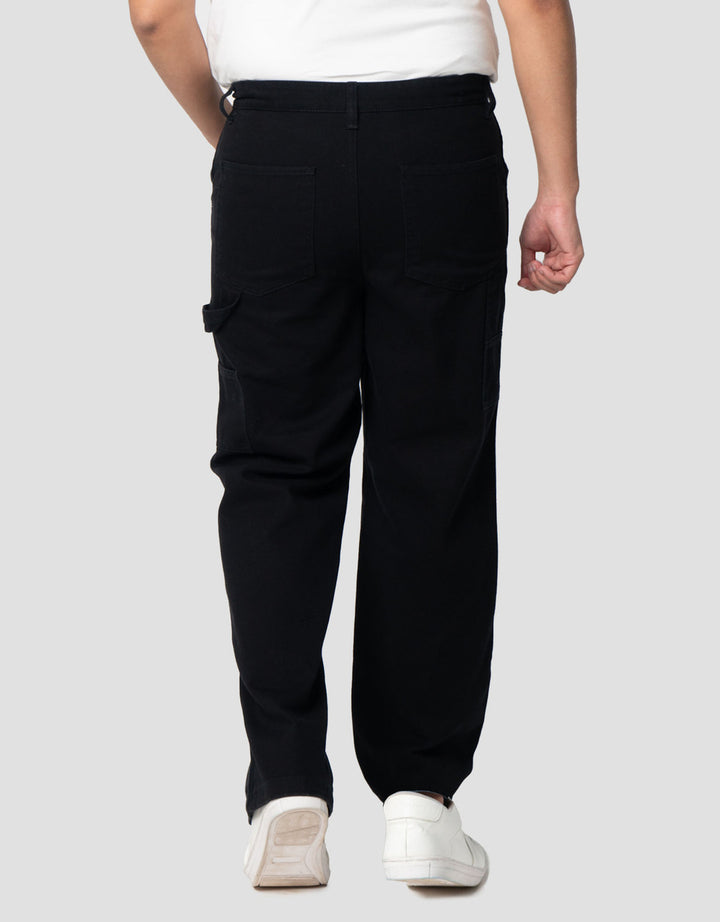Nevada Woven Baggy Fit Twill Celana Chino Pria