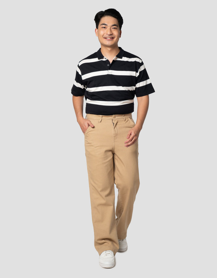 Nevada Woven Baggy Fit Twill Celana Chino Pria