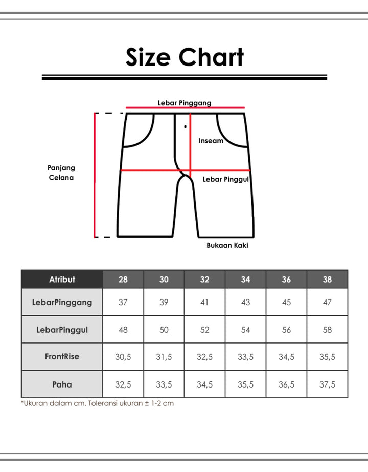 Nevada Bermuda Slim Fit Half Rubber Celana Pendek Chino Pria