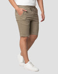 Nevada Bermuda Slim Fit Half Rubber Celana Pendek Chino Pria