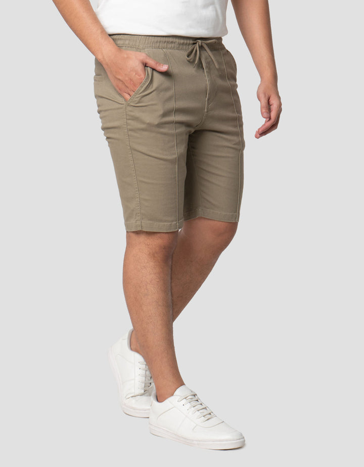 Nevada Bermuda Slim Fit Half Rubber Celana Pendek Chino Pria
