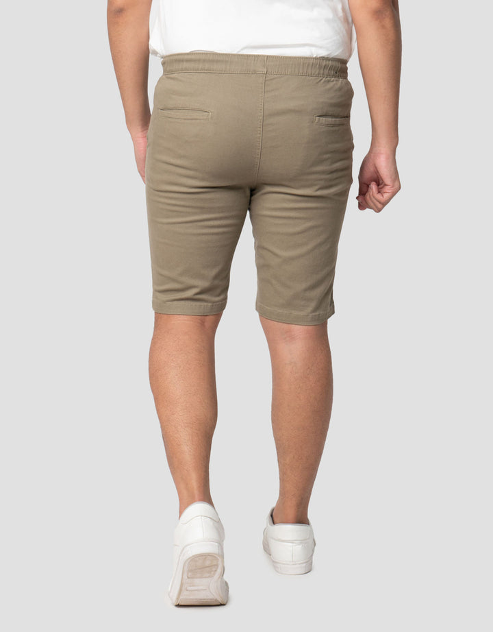 Nevada Bermuda Slim Fit Half Rubber Celana Pendek Chino Pria