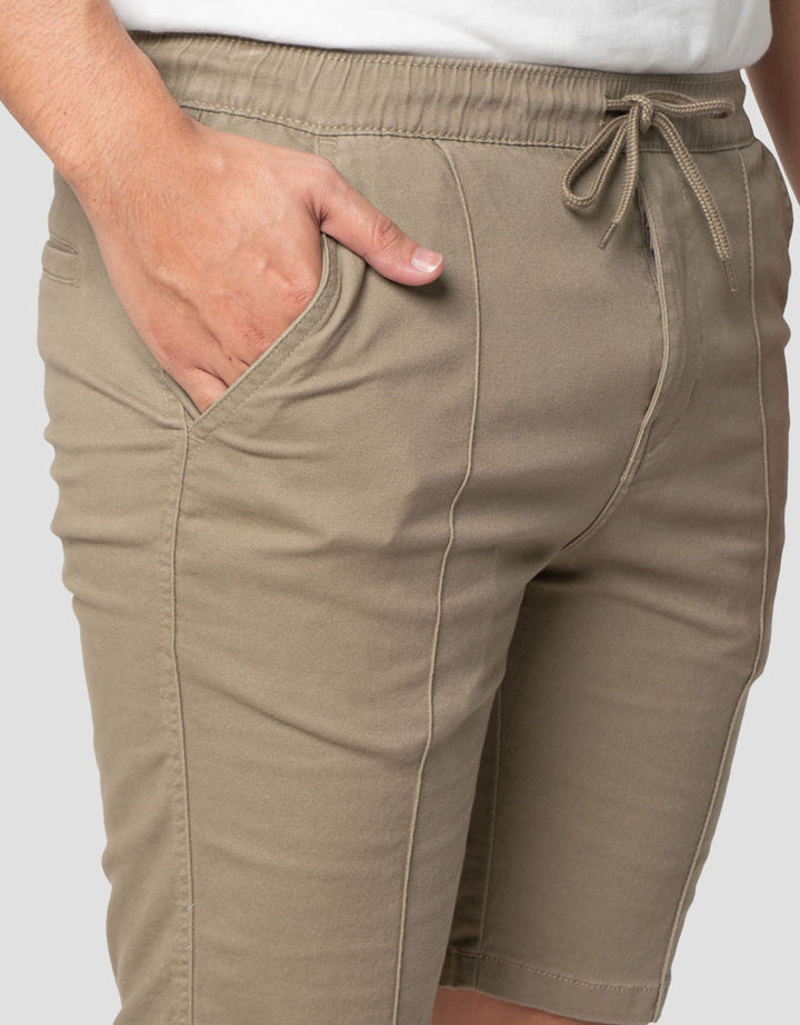 Nevada Bermuda Slim Fit Half Rubber Celana Pendek Chino Pria