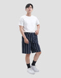 Nevada Texture Regular Stripe Celana Pendek Pria