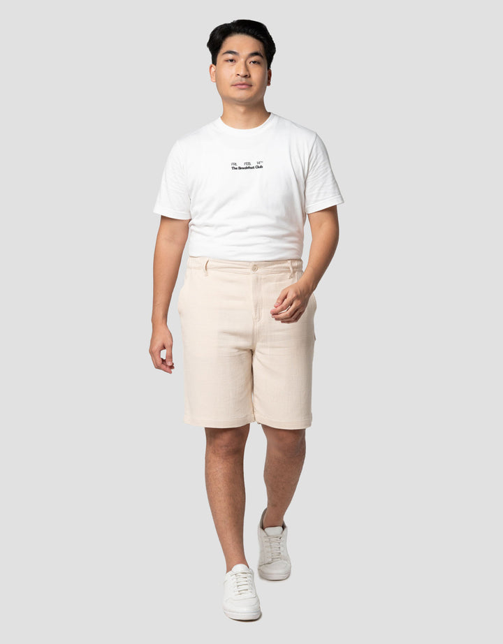 Nevada Texture Regular Seersucker Celana Pendek Pria