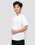 Character Motif Batman Kemeja Koko Anak Laki-laki