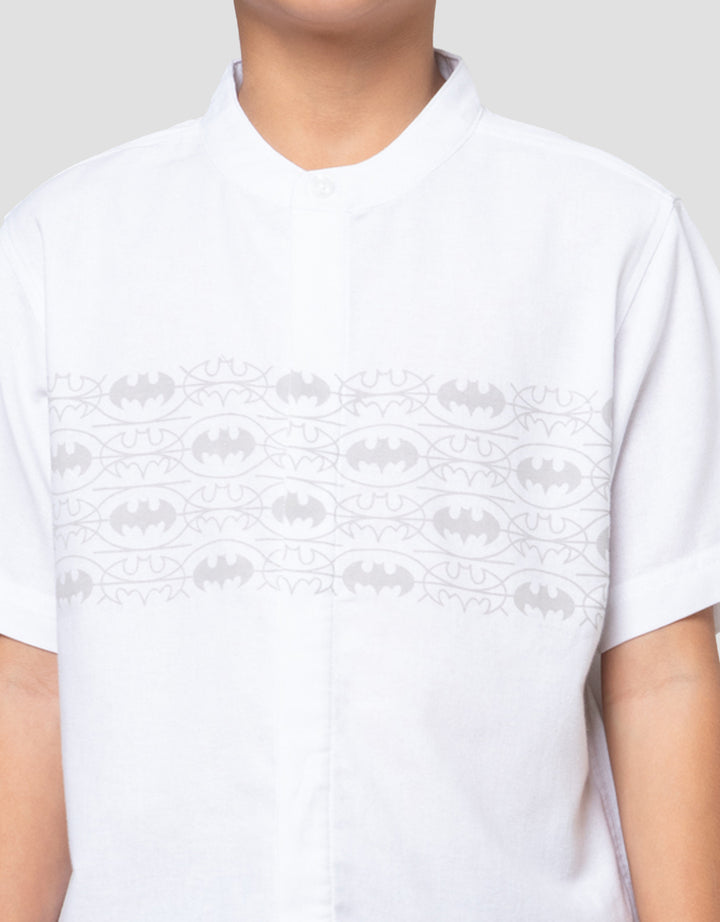 Character Motif Batman Kemeja Koko Anak Laki-laki