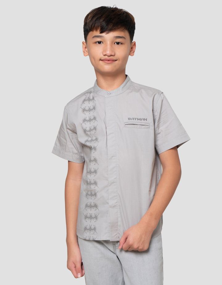 Character Motif Batman Kemeja Koko Anak Laki-laki