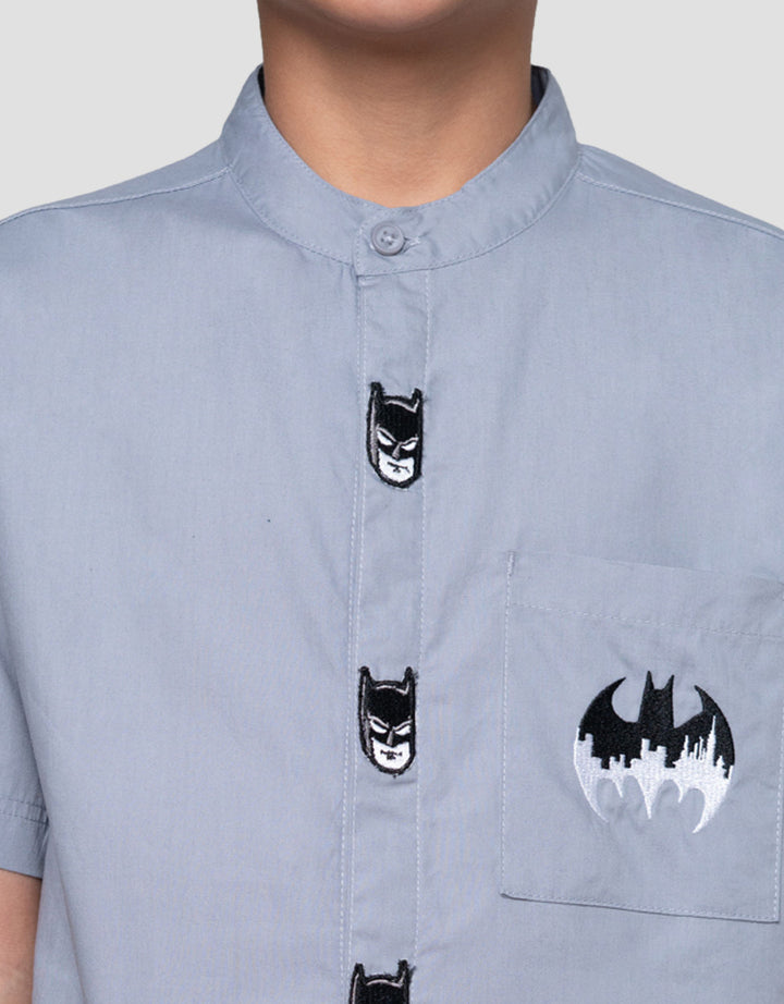 Character Batman Patch Baju Koko Anak Laki-laki