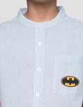 Character Texture Batman Baju Koko Anak Laki-laki