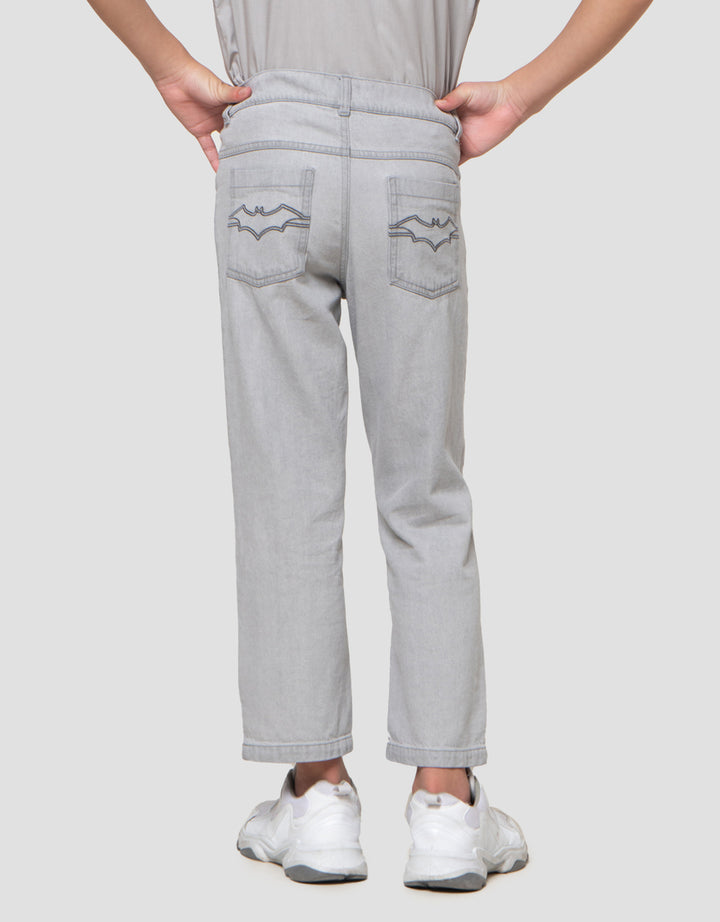 Character Batman Logo Celana Denim Anak Laki-laki