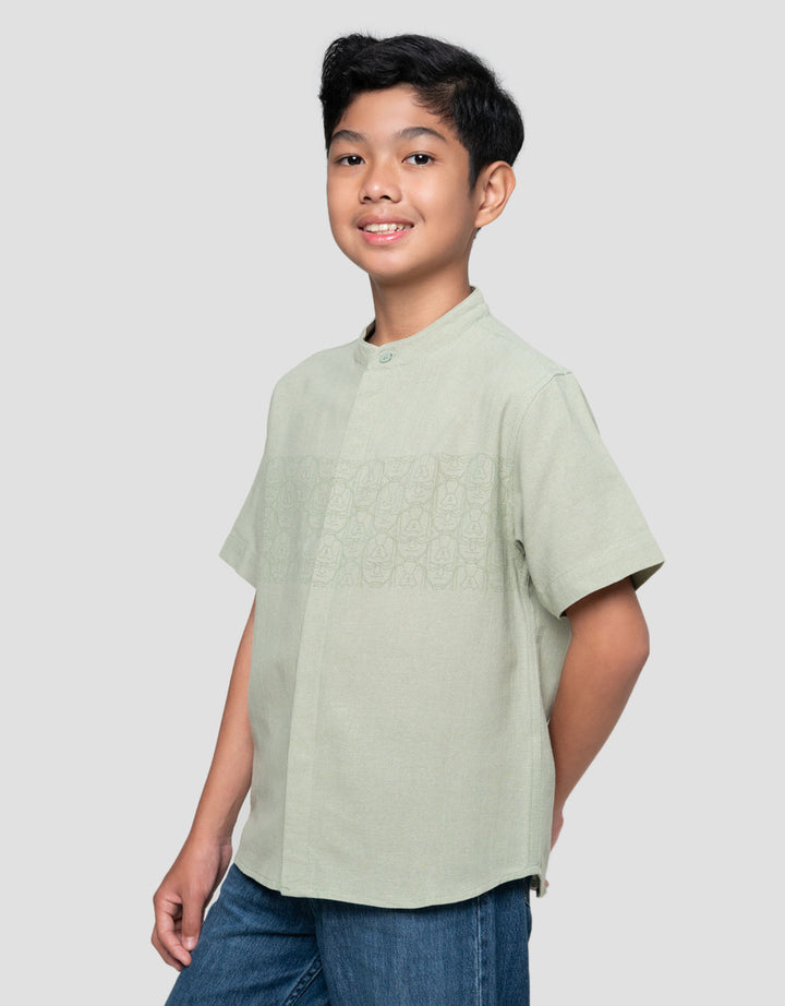 Marvel Motif Capt Baju Koko Anak Laki-laki