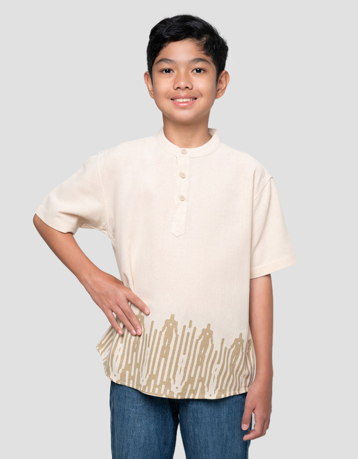 Marvel Motif Ironman Baju Koko Anak Laki-laki